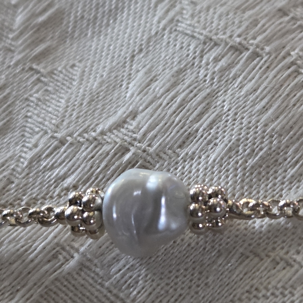 LAGOS Luna Keshi Pearl Station Necklace, SS, 34 Inches - Picture 8 of 12